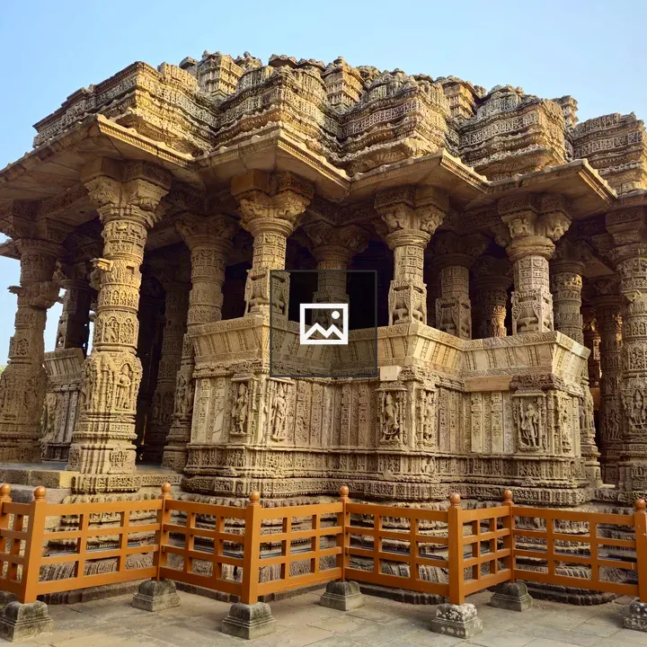 Sun Temple Modhera Pillars