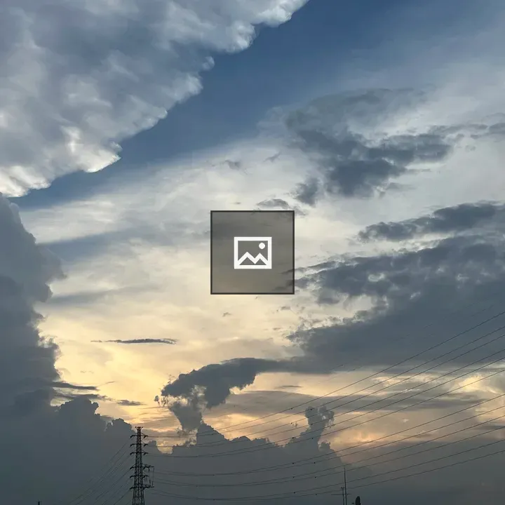 Sunset with Power Lines