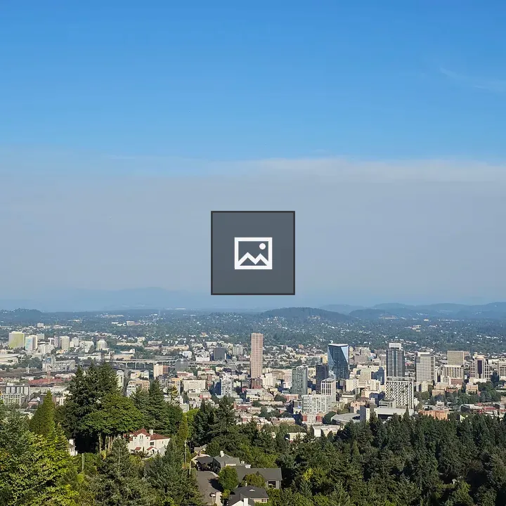 Downtown Portland Skyline from Pittock Mansion