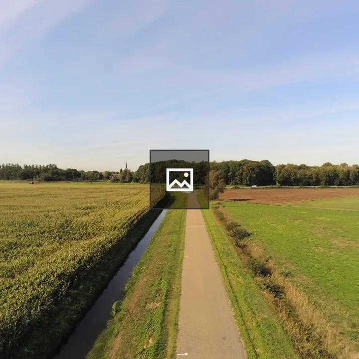 Dutch agricultural landscape from above