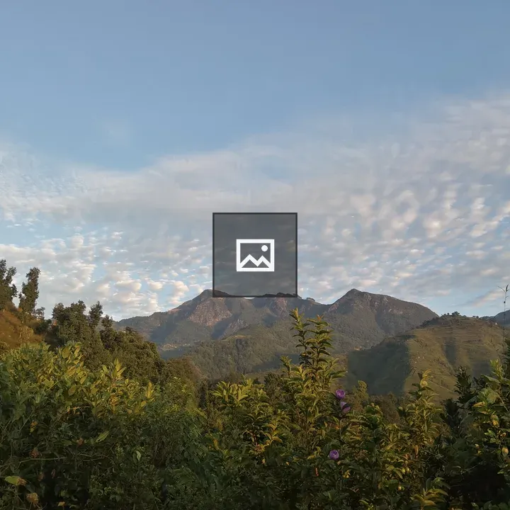 Cloudy Sky and Hills