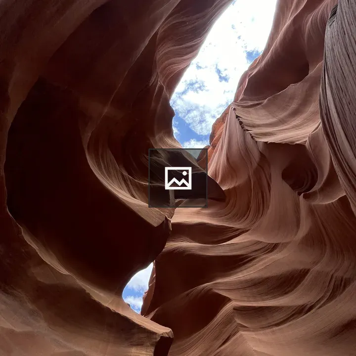 Sky Between Red Rock Walls