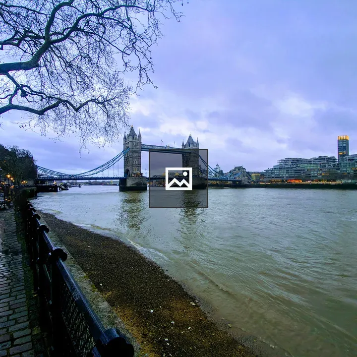 Tower Bridge and Thames at Dusk