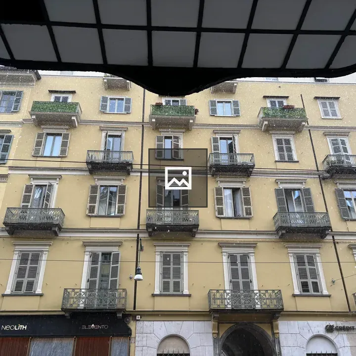 Apartment windows in Torino