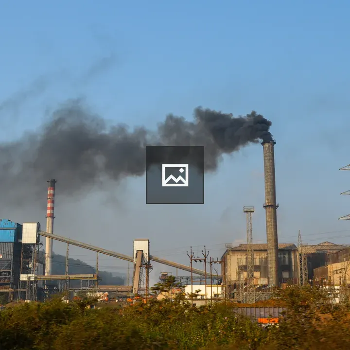 Industrial Sugar Factory Chimneys