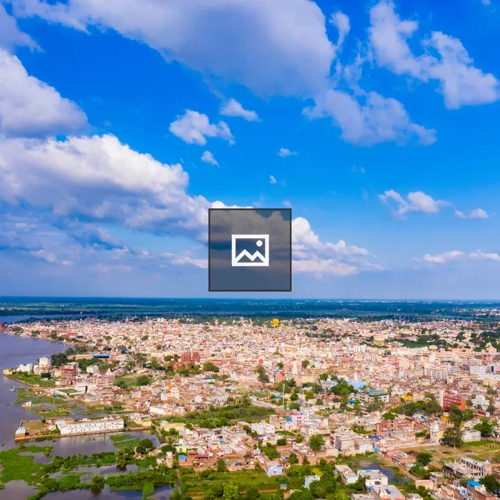 Waterfront town of Yamuna Ji, Vrindavan