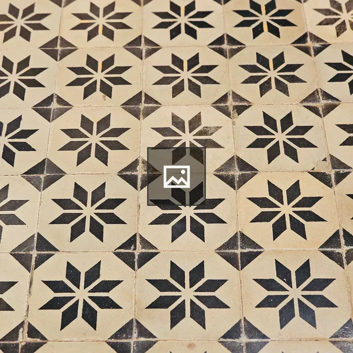 Patterned floor at Hill Palace