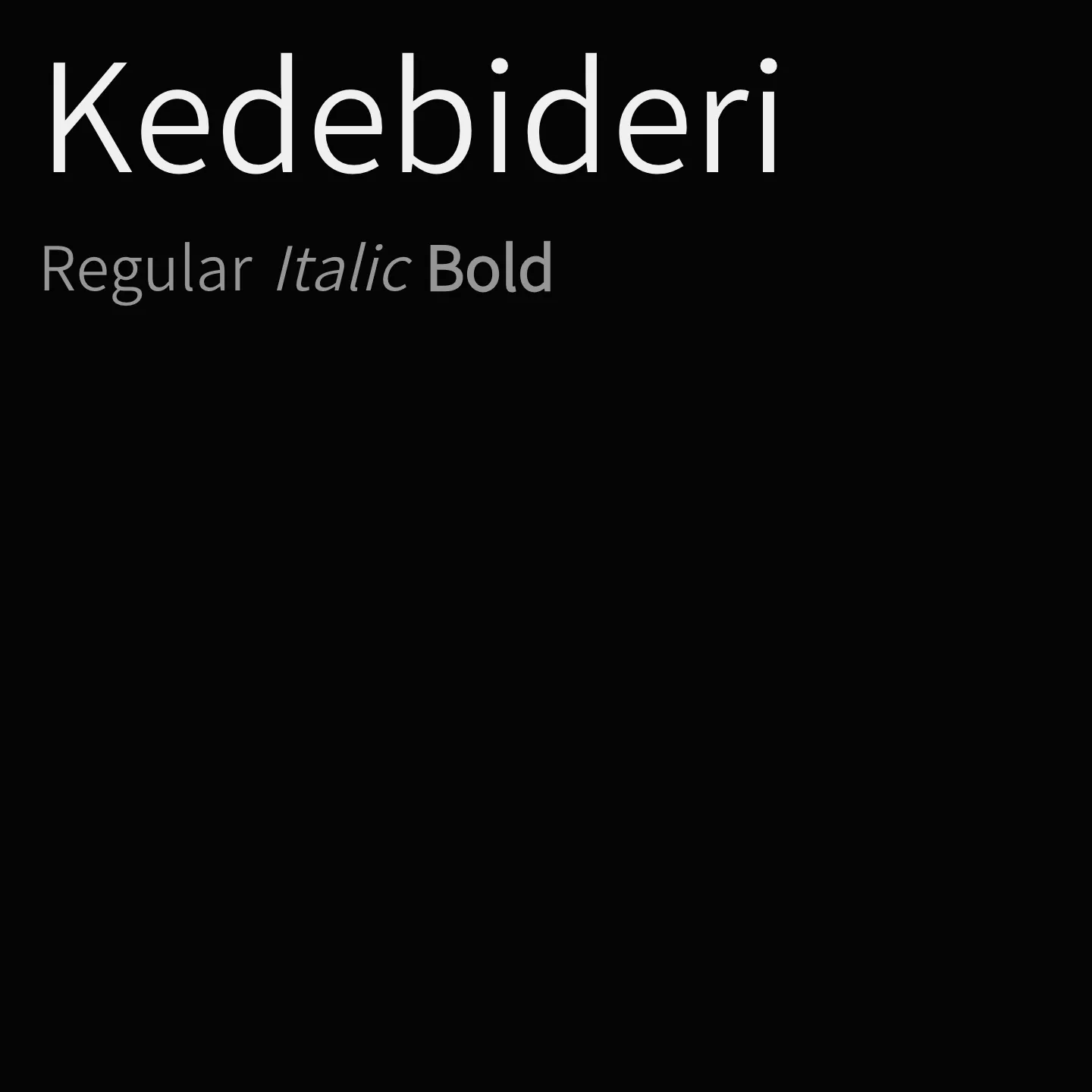 Kedebideri