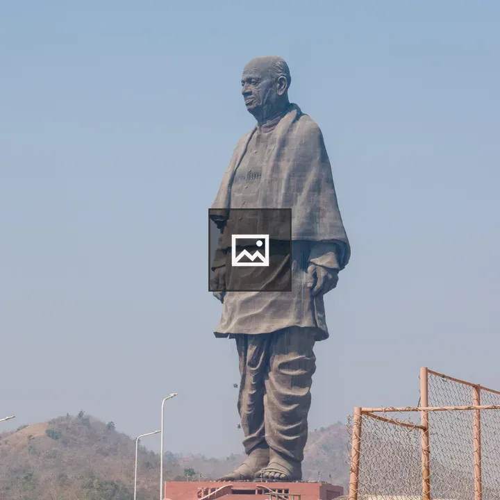 Statue of Unity at Sardar Sarovar Dam