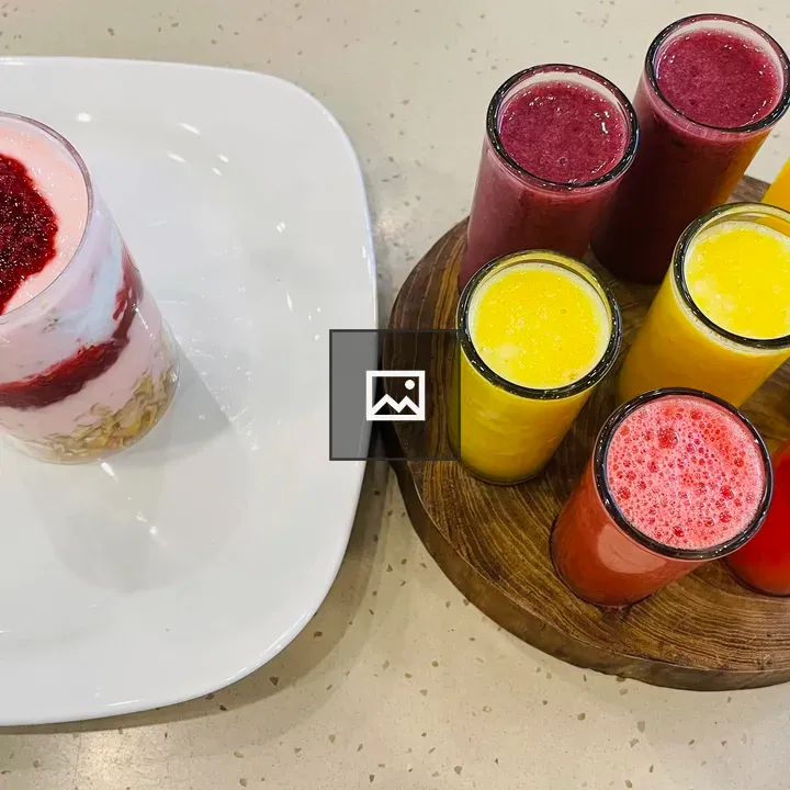 Fruit Juices in Glasses