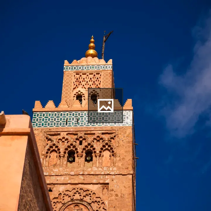 Koutoubia Minaret Against Marrakesh Sky