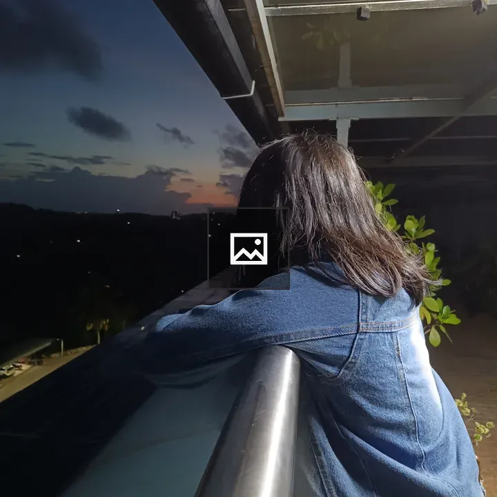 Girl on Balcony