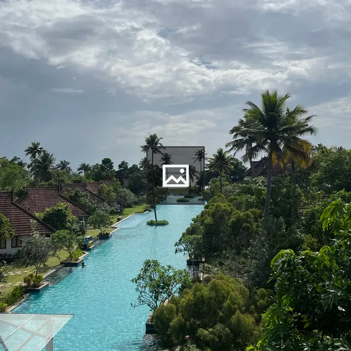 Pool with Lake View