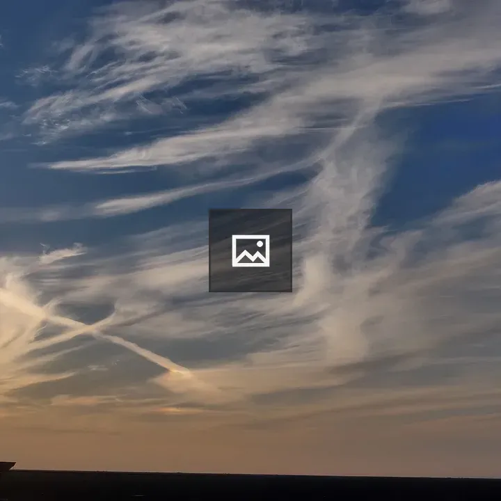 Kharaghoda sky with contrail