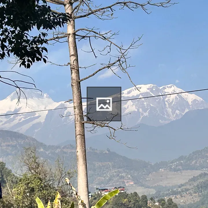 Snowy panorama from Pokhara