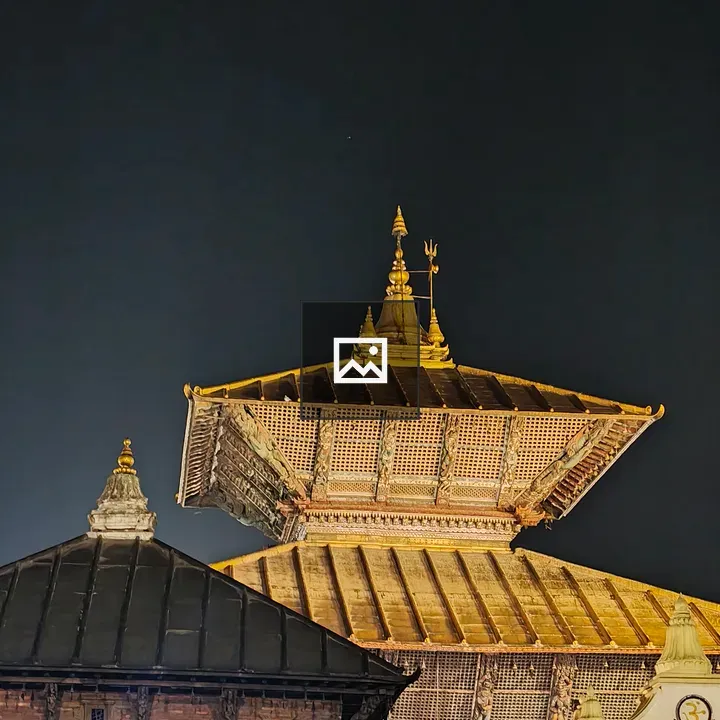 Nighttime Temple Complex