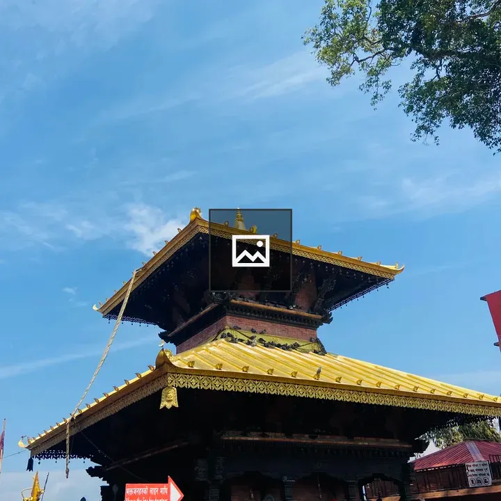 Ancient temple with golden roof