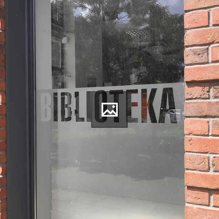 Library Window in Brick Wall