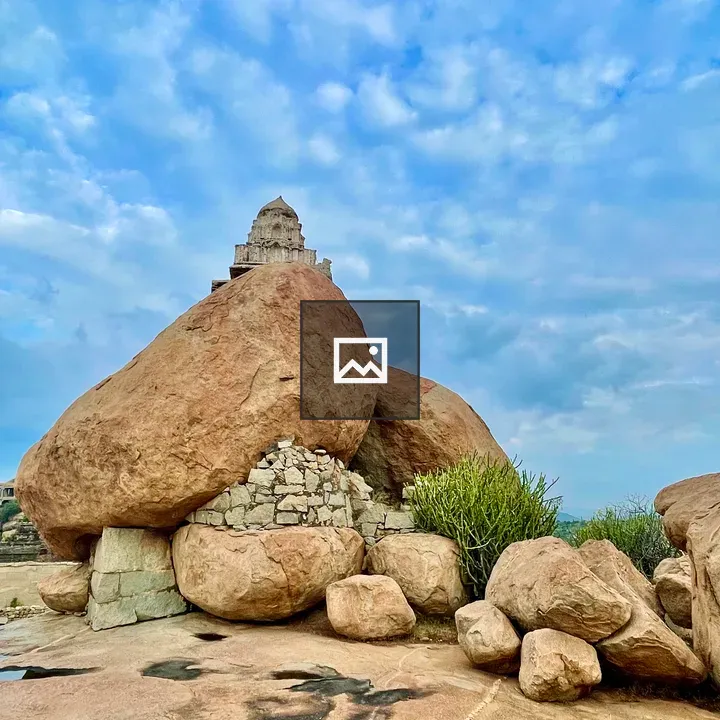 Backside Rock Temple in Hampi