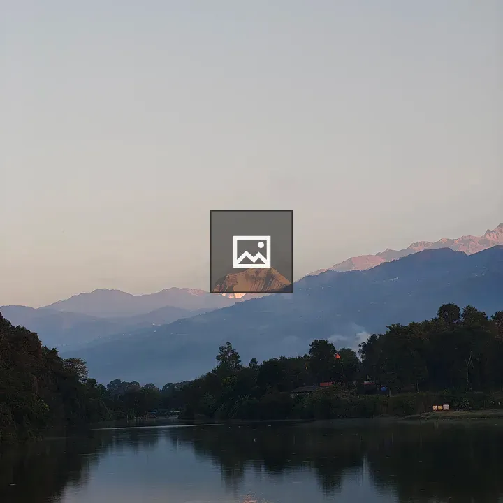 Fewa Lake Reflections