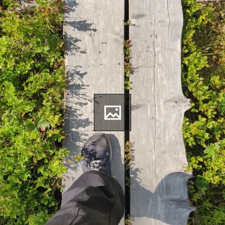 Walking on the duckboards