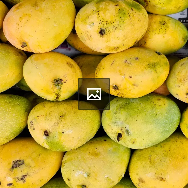 Close-up of Banganapalle Mangoes