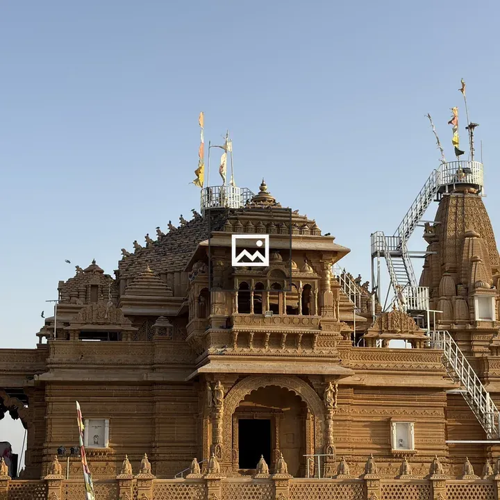 Temple of light-colored stone