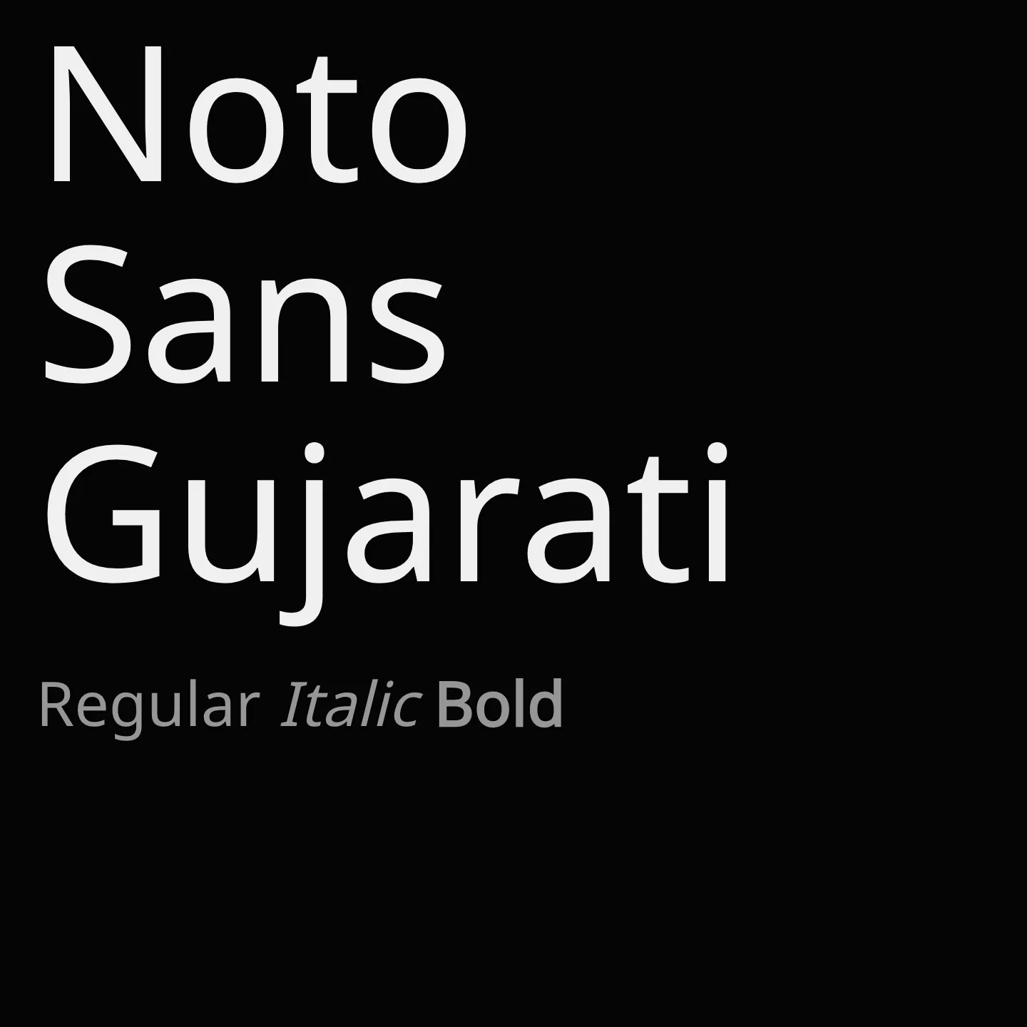 Noto Sans Gujarati