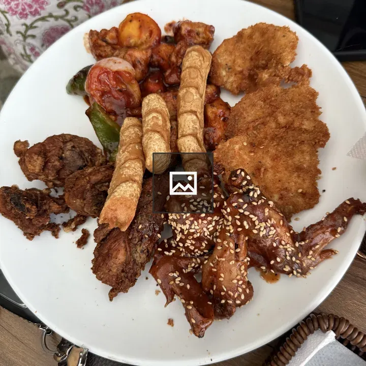 Appetizer plate assortment