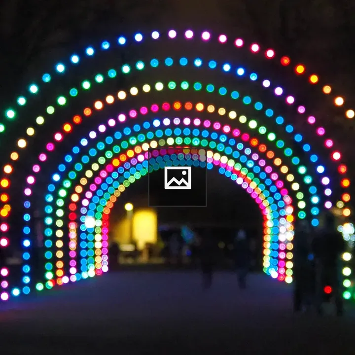 Christmas Lights with Bokeh