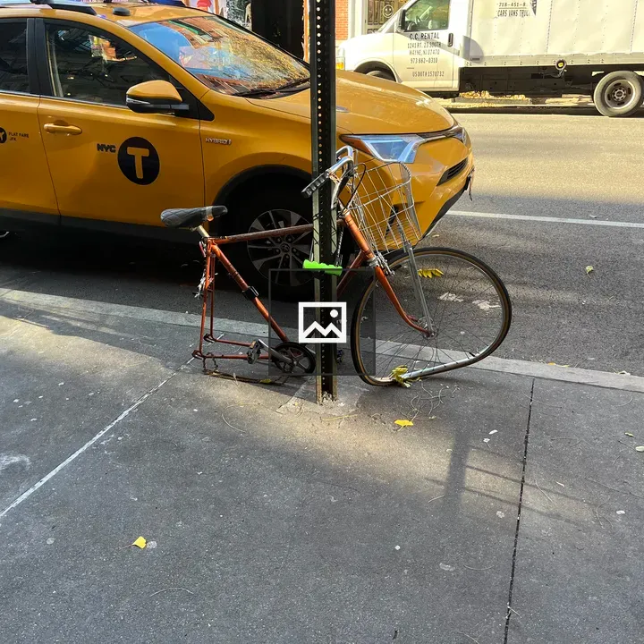 Sadness bicycle