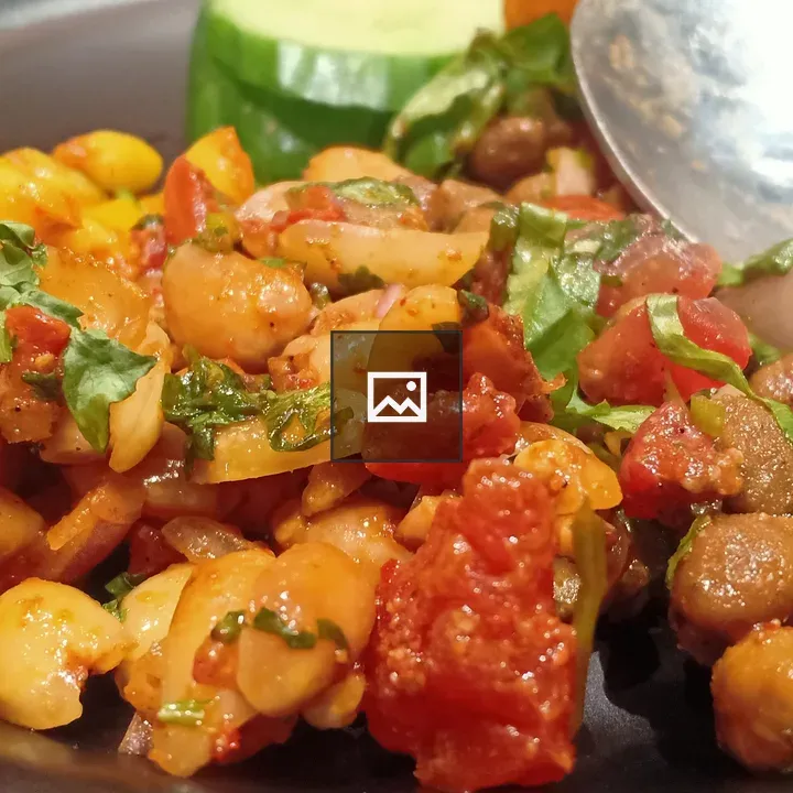 Salad on Tableware