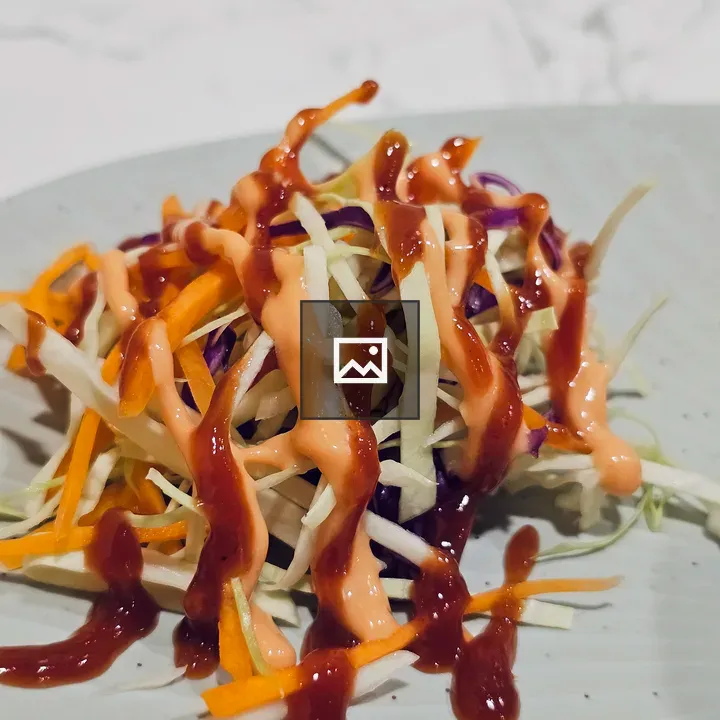 Salad with Cabbage, Carrot, and Onion