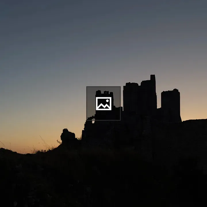 Silhouette of Rocca Calascio