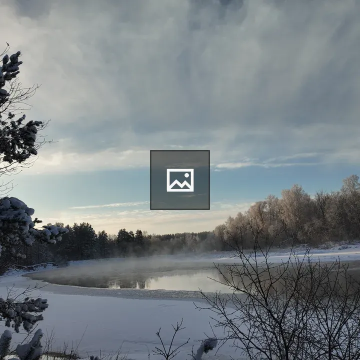 Winter River in Valmiera