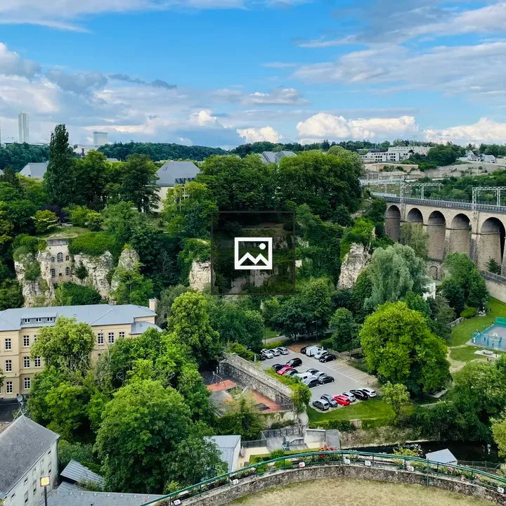Luxembourg City Skyline Bridge
