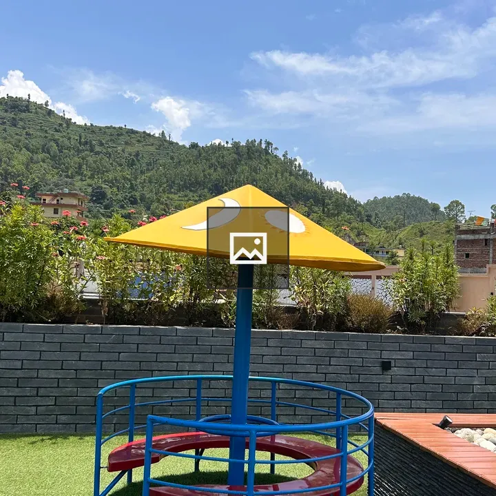 Colorful children's play structure