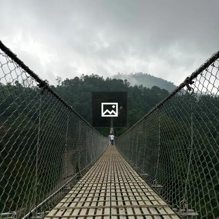 Suspension Bridge in Kathmandu