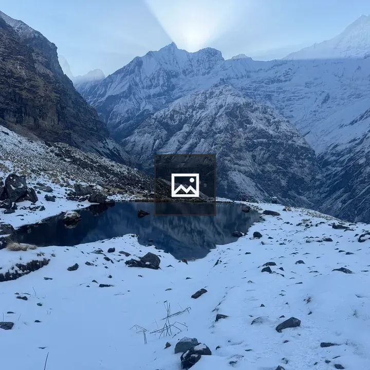 Glacial Tarn in Annapurna Region