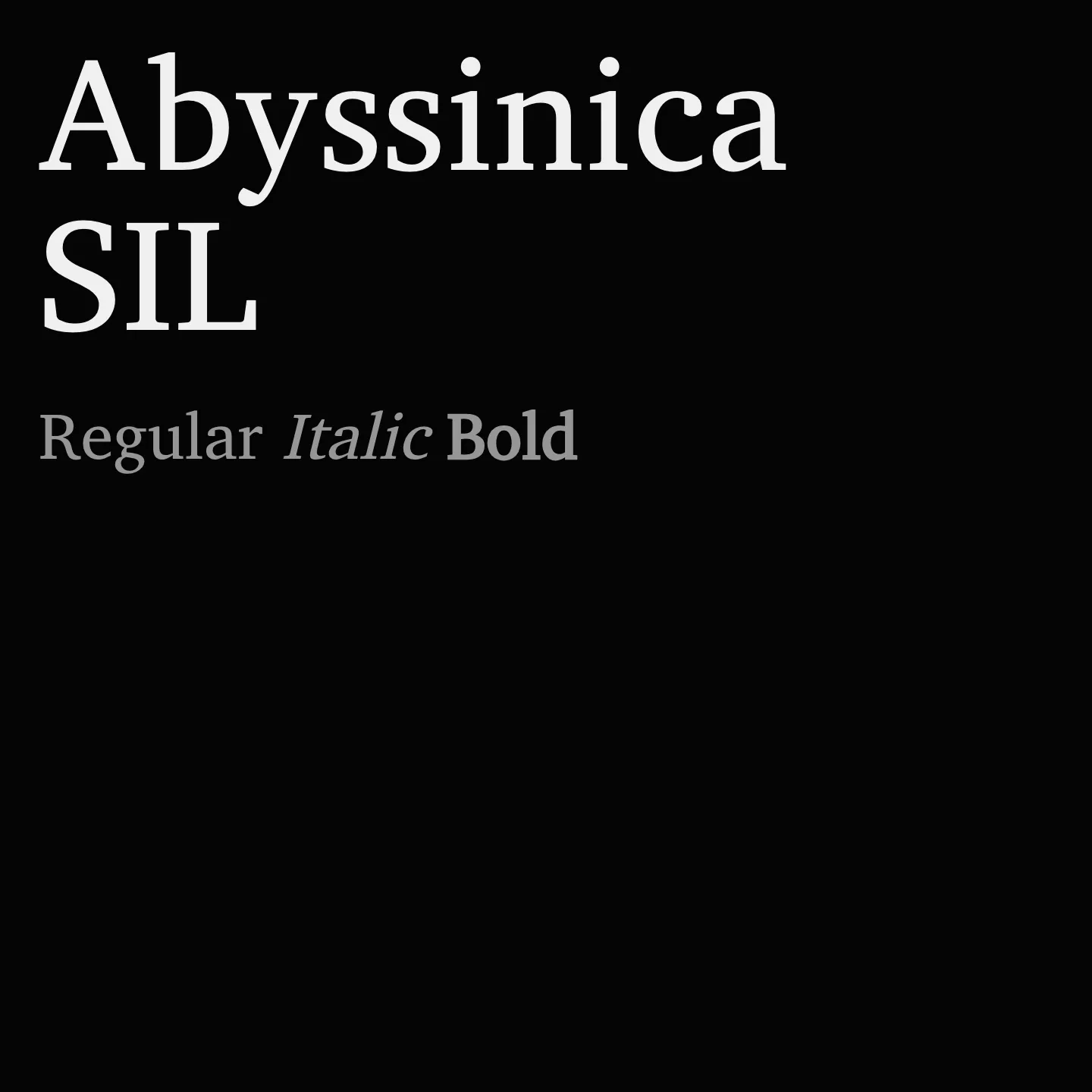 Abyssinica SIL