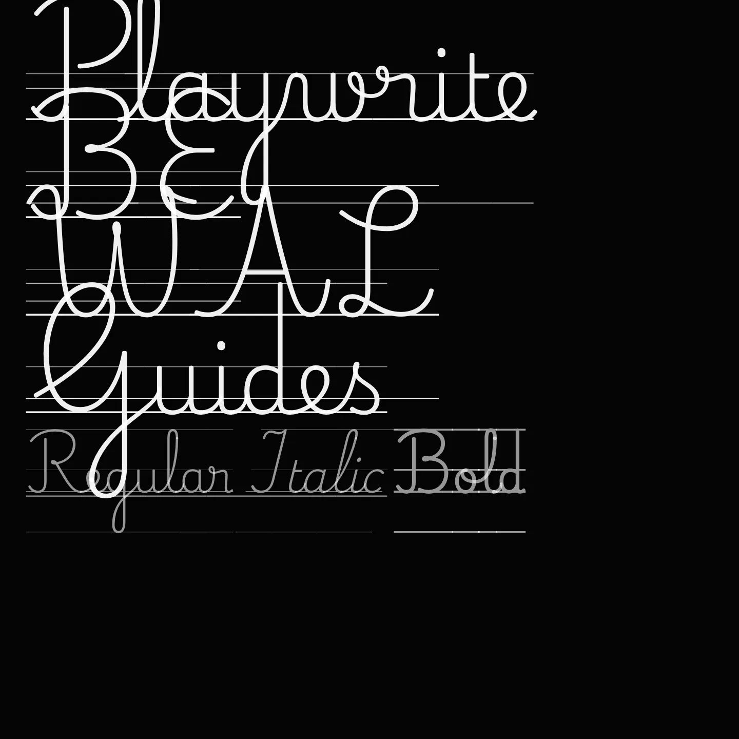 Playwrite BE WAL Guides
