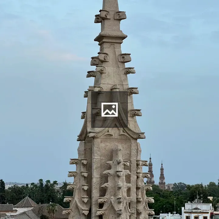 Tall ornate spire