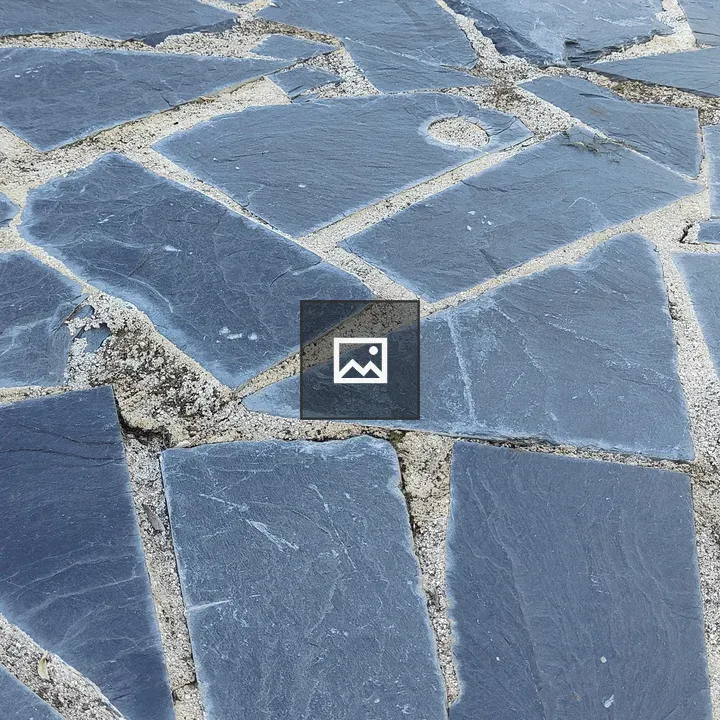 Path of Slate Tile Floor