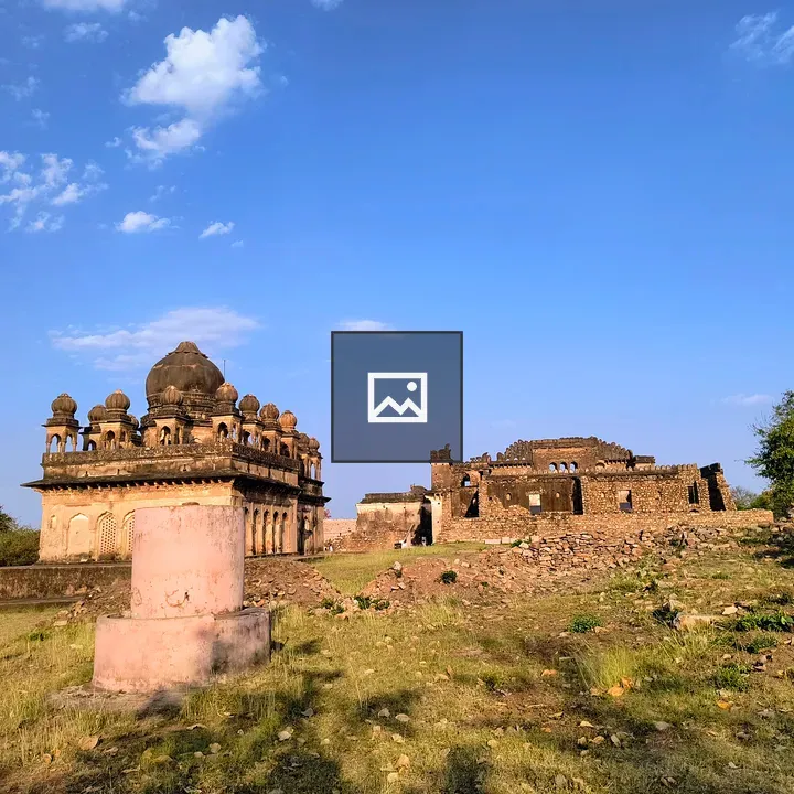 Kalinjar Fort Domes and Ruins