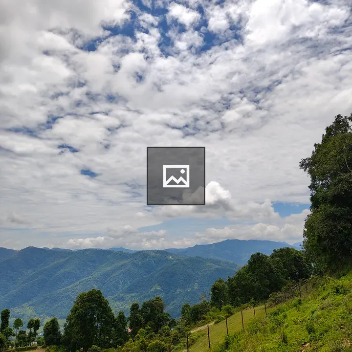 Scenic hills and mountains