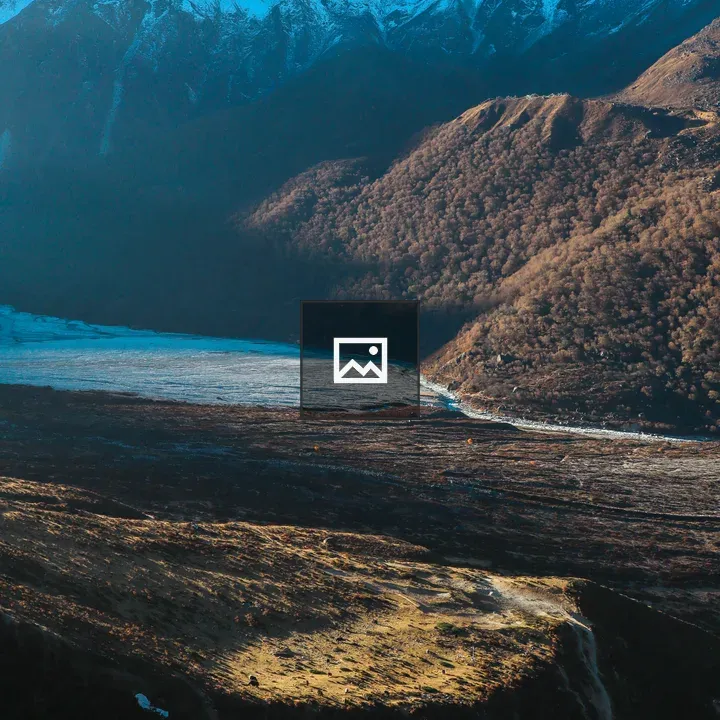 Snow-capped Mountain View