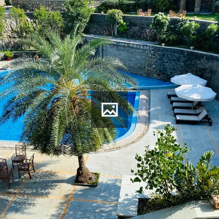 Luxurious Outdoor Pool Area