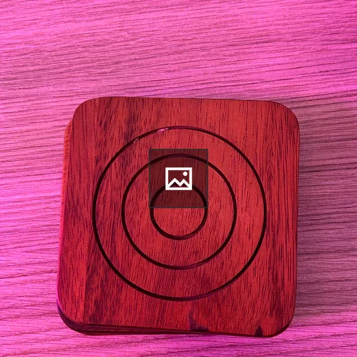 Concentric circle coaster