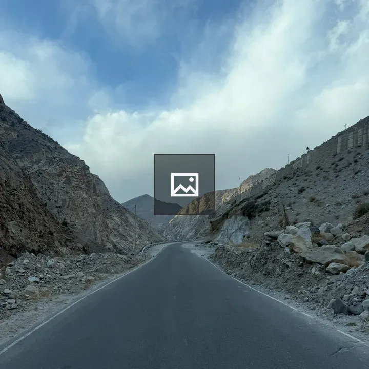 Serene hill station road