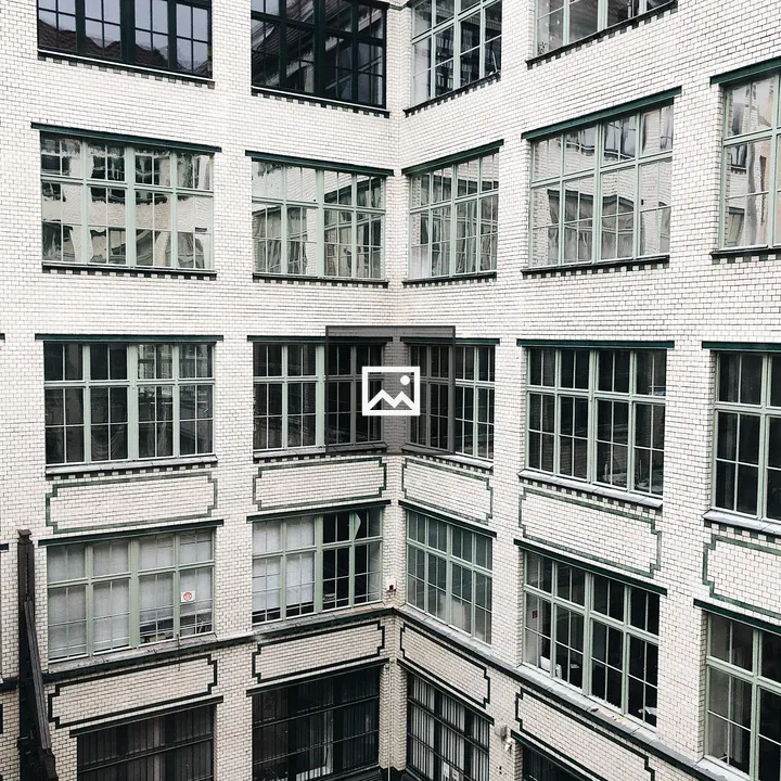 Windows and Walls in Berlin Courtyard